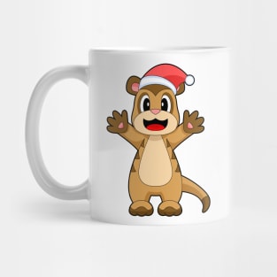 Meerkat Christmas Christmas hat Mug